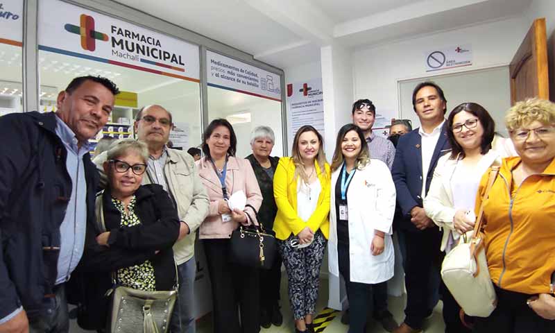 Machalinos accederán a medicamentos a bajo costo gracias a la recién inaugurada Farmacia Municipal