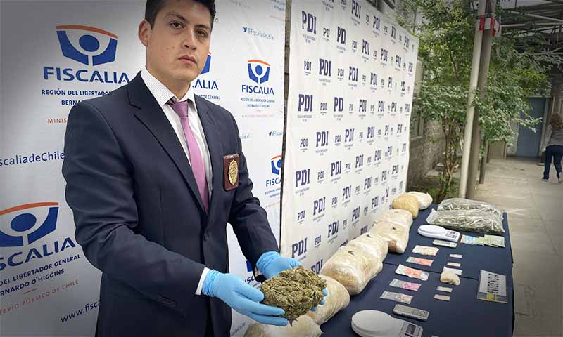PDI detiene a banda criminal que se dedicaba al tráfico de droga en Rancagua