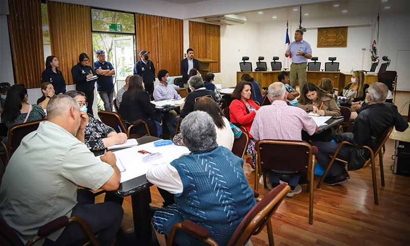 Realizan diagnóstico para futuro plan de emergencia comunal de San Fernando
