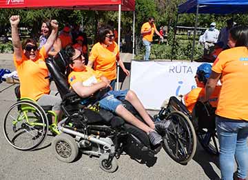 Con gran éxito se realizó corrida de silla de ruedas Ruta de la inclusión Olivar 2022