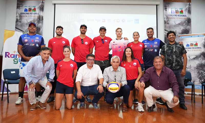 Región de O’Higgins será sede del Sudamericano de Voleibol Playa 2023