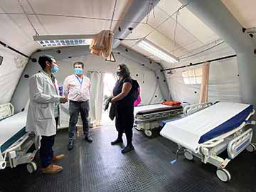 Autoridades de Salud recorrieron hospitales de base comunitaria