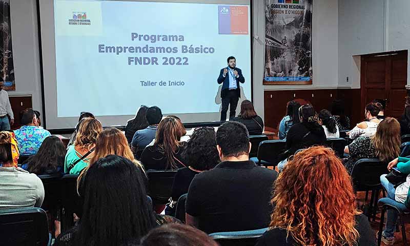 Fosis y Gobierno Regional inician talleres de capacitación en Rancagua