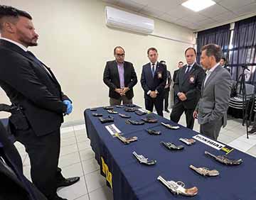 PDI incautó 57 armas en  las provincias de Colchagua y Cardenal Caro