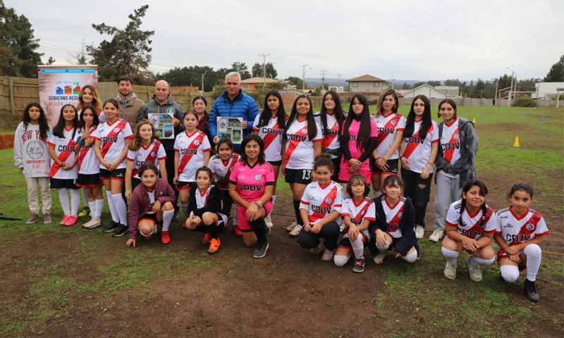 Concluye proyecto deportivo Escuela Femenina de Fútbol de Pichilemu que se hizo realidad gracias al apoyo del Gore