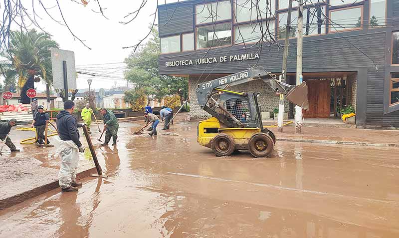 Inundaciones provocadas por las intensas lluvias, activó rápida acción de comité de emergencia de Palmilla