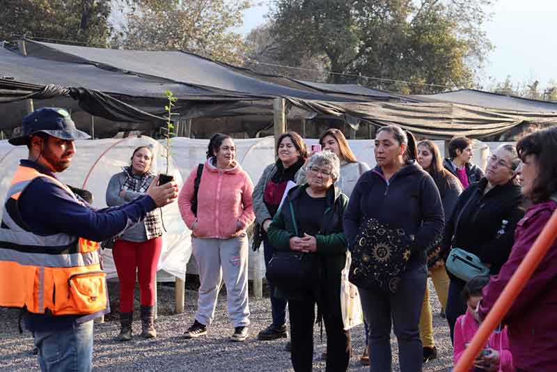 Comunidad de Dintrans de Rancagua visita la Hacienda Cauquenes en un taller de Educación Ambiental del Agua