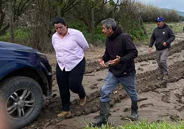 Diputada Romero y vecinos de Doñihue llaman al Gobierno a restablecer defensa del río Cachapoal