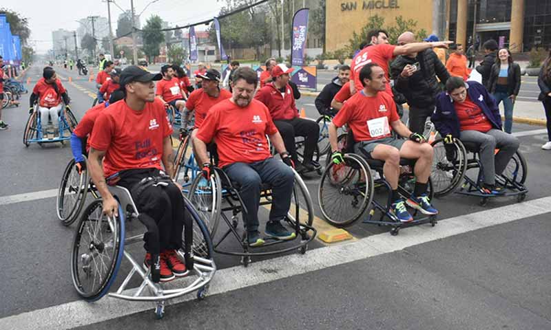 Personas sin discapacidad vivieron la experiencia de ser un atleta paralímpico