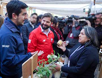 Lideresas rurales de Chile se reunieron en La Moneda para Celebrar su día