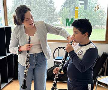 En 2023 el Conjunto de Cámara UOH apoyó la formación de más de 80 músicos de orquestas juveniles de la Región