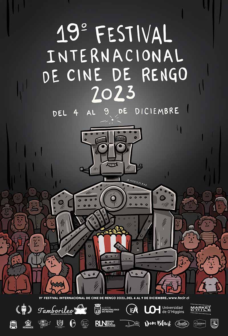 Festival Internacional de Cine de Rengo presenta afiche oficial para nueva versión del certamen