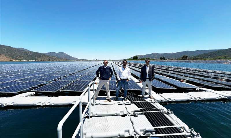 Se inaugura la planta fotovoltaica flotante más grande del Cono Sur en la Región de O'Higgins