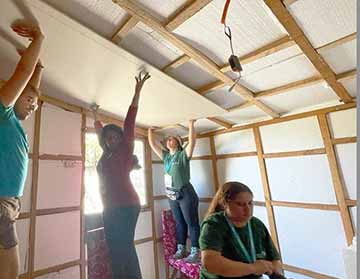 Estudiantes de Rancagua realizaron trabajos voluntarios en la Región del Maule