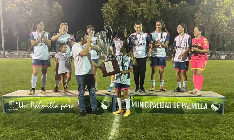 Milenials se coronan campeonas de torneo de fútbol femenino verano Palmilla 2024
