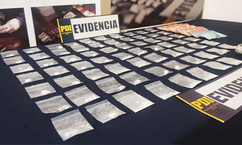 Operativo policial desarticula punto de venta de drogas en San Vicente de Tagua Tagua