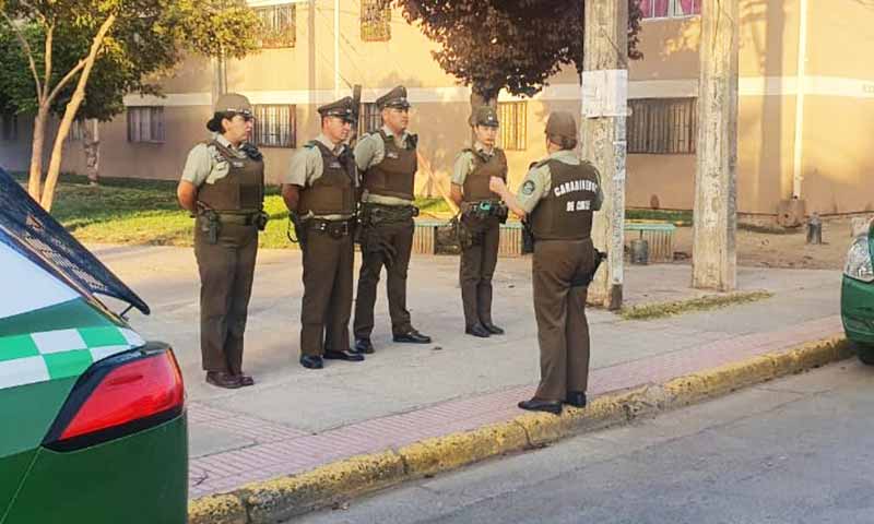 Operativo policial en San Fernando termina con dos detenidos por Carabineros