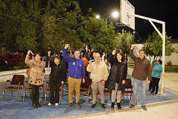 Inauguran recambio de luminarias en dos sectores de la comuna de San Fernando