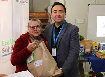 Ecomercado de San Fernando entrega 17 toneladas de alimentos en menos de un año