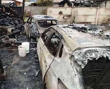 Incendio en Puquillay Alto de Nancagua destruye dos casas y dos vehículos