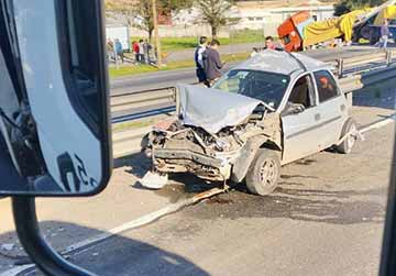 Accidente en la ruta 5 sur provoca suspensión temporal del tránsito