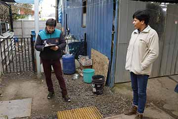 Municipalidad de San Fernando realiza catastro sanitario en localidad de Polonia