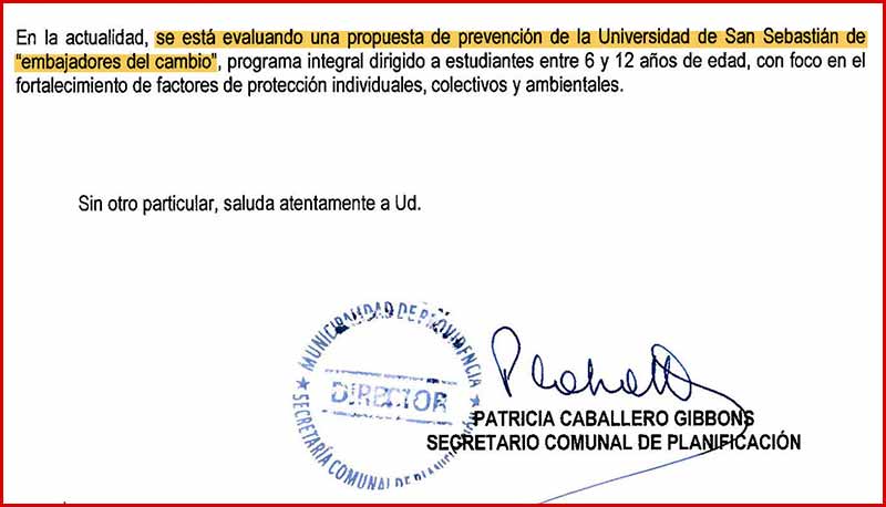 Evelyn Matthei estaría a punto de entregar $321 millones a la Universidad San Sebastián