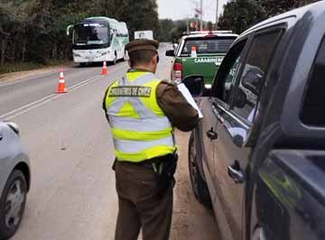 Carabineros despliega "Ronda nacional focalizada" en O’Higgins con 52 detenidos y más de 2.500 controles