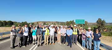 Comunidades rurales de Marchigüe celebran inauguración de dos nuevos puentes