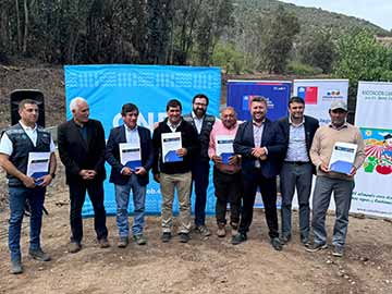 Inauguran proyecto de riego en canal Lucano para mejorar disponibilidad de agua en la provincia de Cachapoal