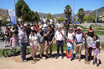 Inauguran el primer pump track de la región de O’Higgins y estará en Lolol