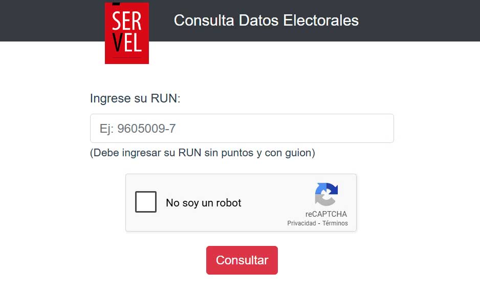 consulta servel