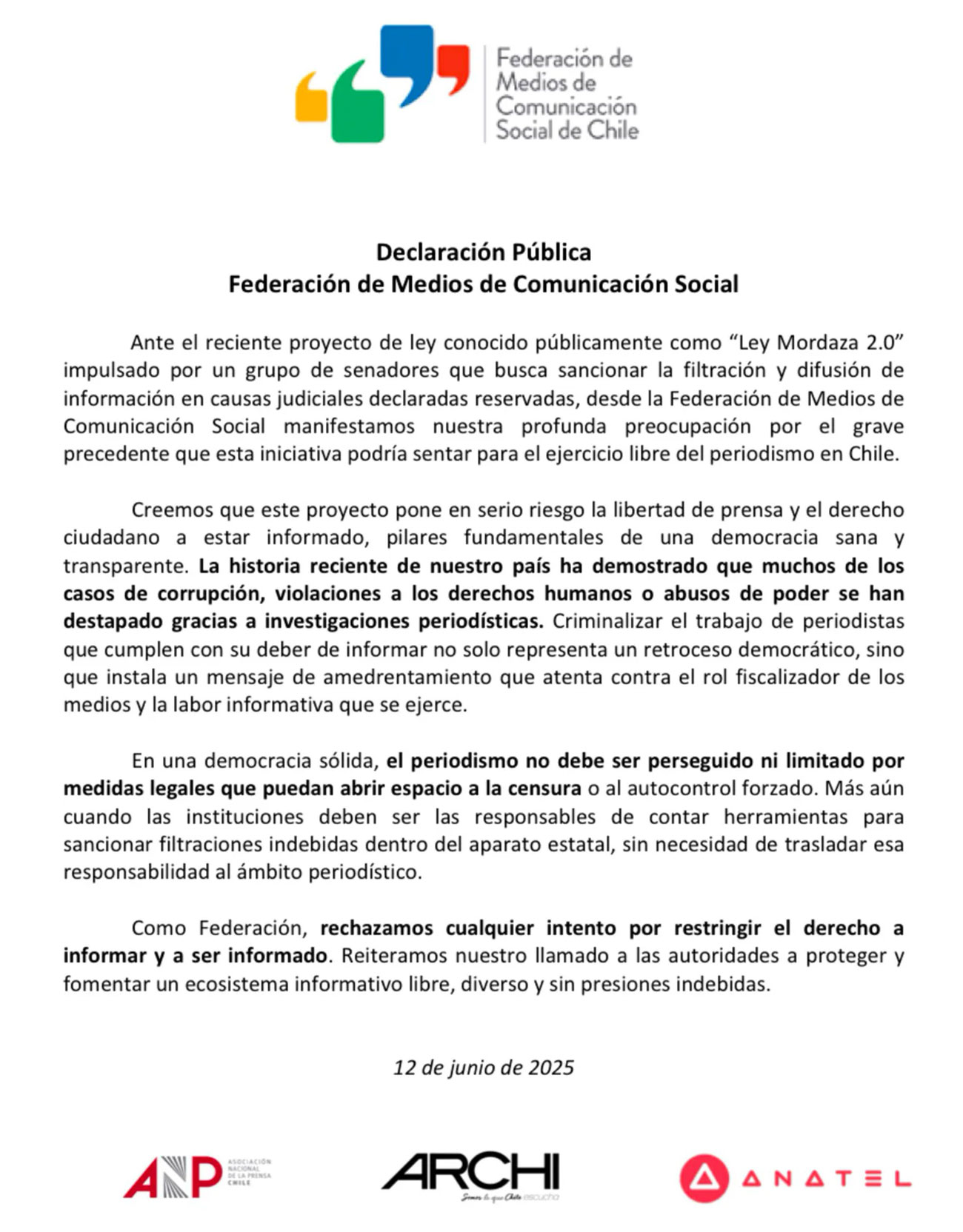 ley mordaza
