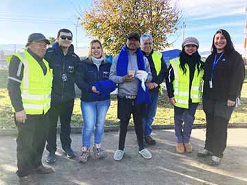Seremi de Desarrollo Social recorre puntos calle tras activación de Código Azul en Rancagua