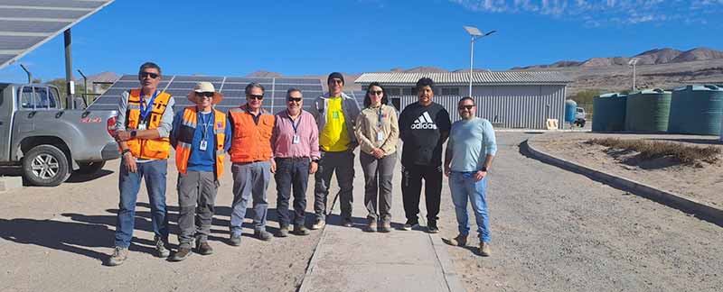Delegación del MOP O’Higgins visita plantas de osmosis inversa en el norte