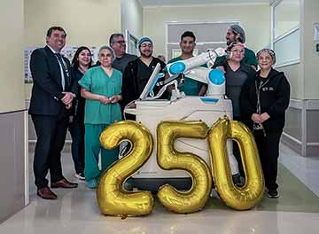 Hospital de Rancagua alcanza las 250 cirugías robóticas, marcando un hito en la salud pública regional