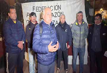 Más de 200 trabajadores contratistas de El Teniente se movilizan en Rancagua para exigir cambios al acuerdo marco