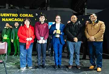 Concierto coral reunió a cuatro agrupaciones en el Teatro Municipal de Nancagua