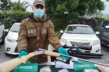 Carabineros desarticulan red criminal de cultivo y tráfico de marihuana en O’Higgins y Maule