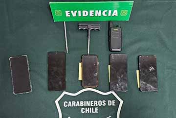 Carabineros detienen a cinco sujetos vinculados a robo Salida de Banco en Rancagua