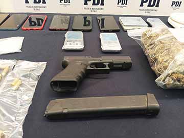 PDI detiene a cinco personas tras investigación por homicidio en Rancagua e incauta droga