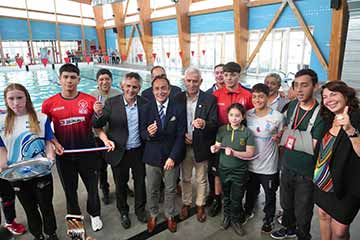 Piscina temperada de Rancagua abre sus puertas como nuevo polo deportivo regional
