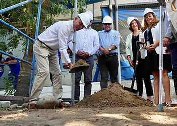 Primera piedra marca inicio del proyecto de conservación del Hospital de Graneros