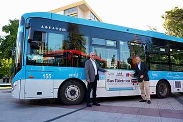 Entregan 24 nuevos buses eléctricos para modernizar el transporte público en Rancagua