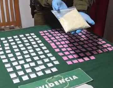 Carabineros detiene a dos personas por tráfico de drogas en Coinco