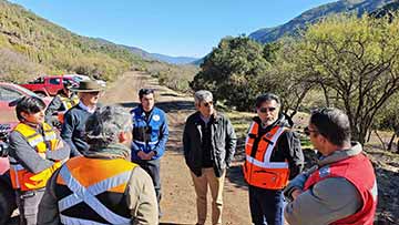 Avanzan estudios geológicos para el diseño del futuro Embalse Bollenar en Rengo