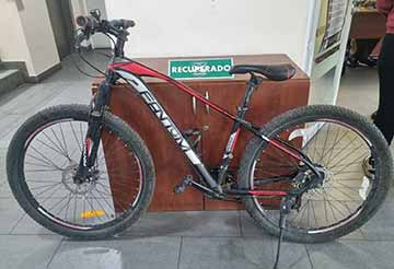 Carabineros detuvo a tres sujetos por robo y receptación de bicicletas en Rengo