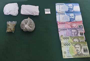 Carabineros detuvo a pareja por microtráfico de drogas durante ronda preventiva en Pichilemu