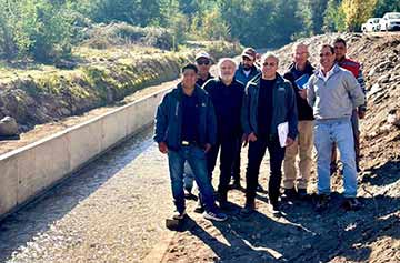 Modernizan canal de riego en Rengo con inversión superior a $185 millones