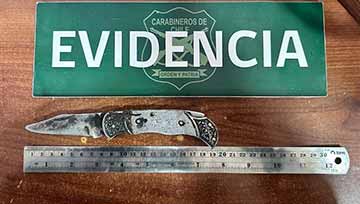 Carabineros detiene a dos personas armadas durante patrullajes preventivos en Olivar